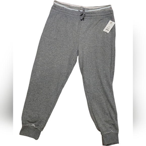 TWO Secret Treasures pajama sweatpants BRAND NEW striped and gray - Picture 3 of 3